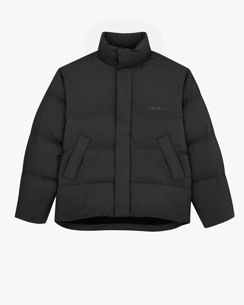 DOWN PUFFER JACKET IN WATER-REPELLENT CANVAS