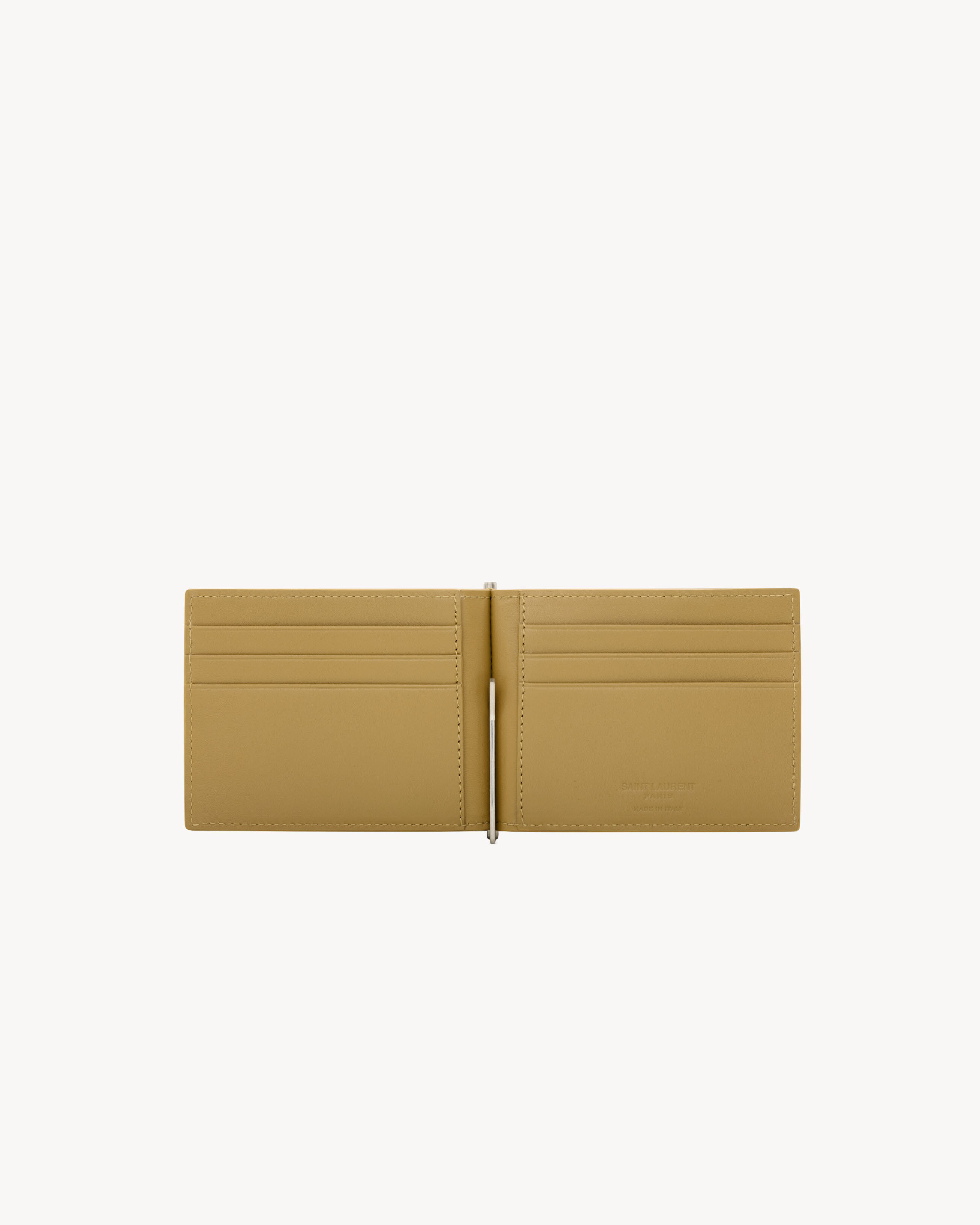 Saint Laurent Paris Bill clip wallet in smooth leather