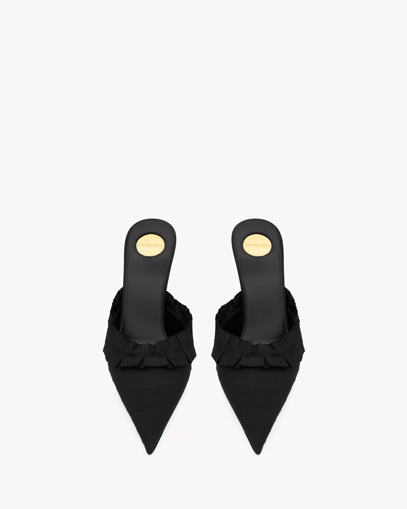 MADELEINE mules in silk taffeta