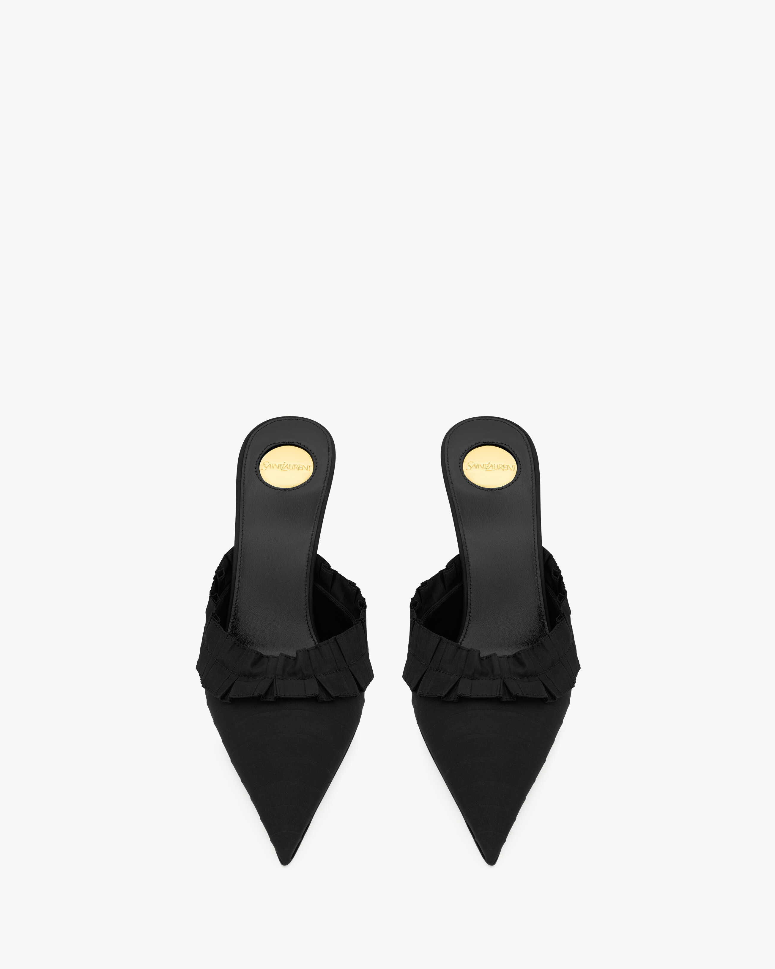 MADELEINE Pantoletten aus Seidentaft