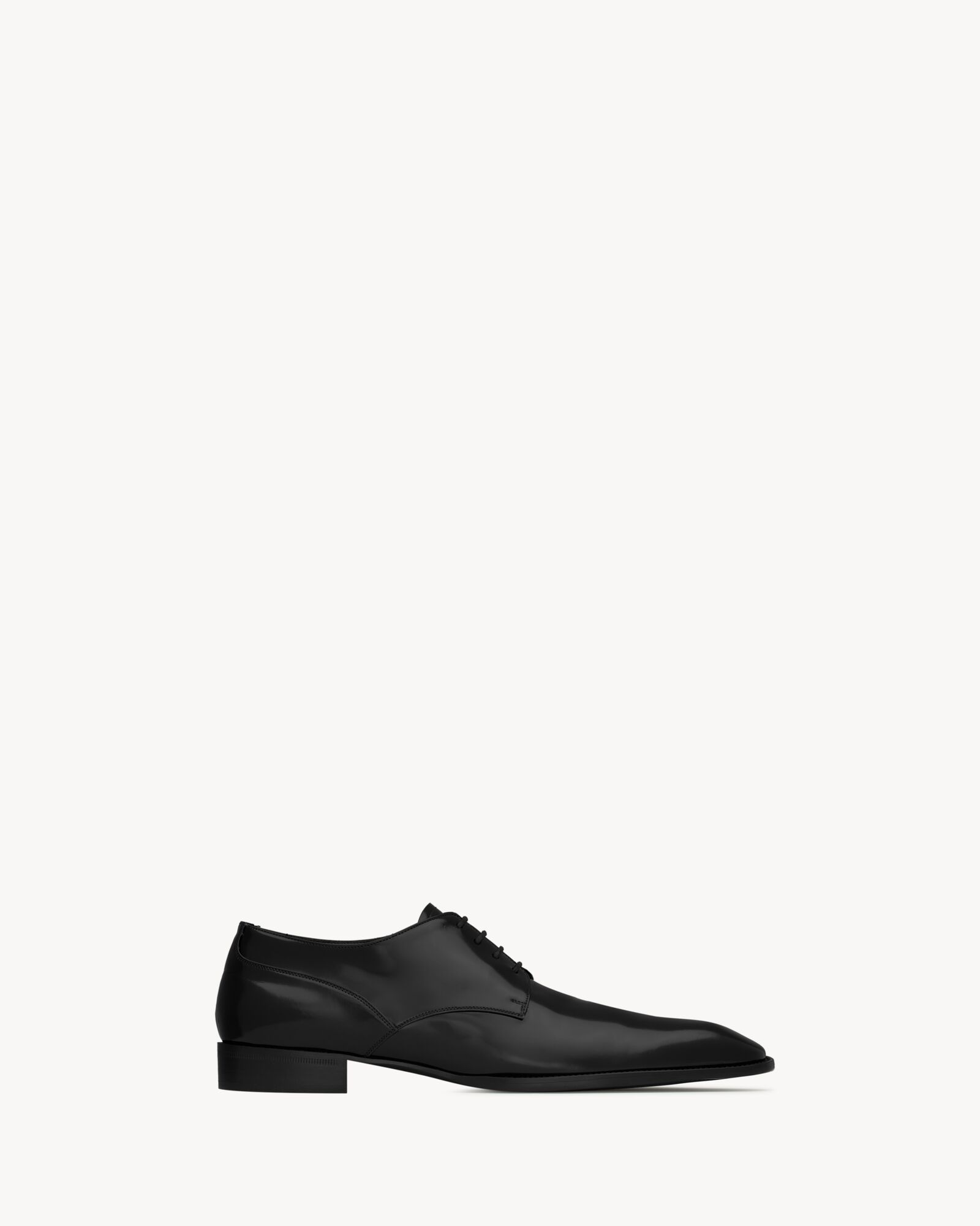 STANTON derbies in glazed leather — 860499AAAPI1000