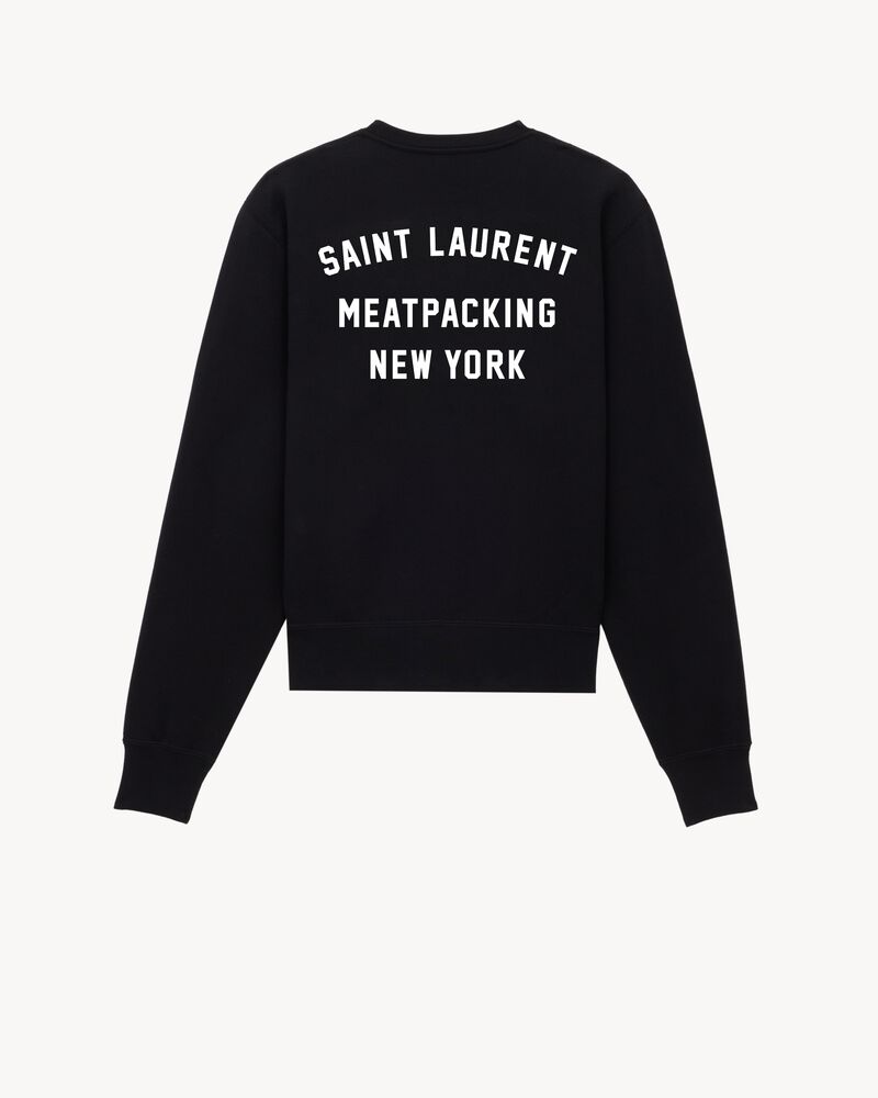 SAINT LAURENT NEW YORK SWEATSHIRT