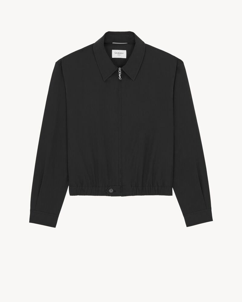 jacket in cotton poplin