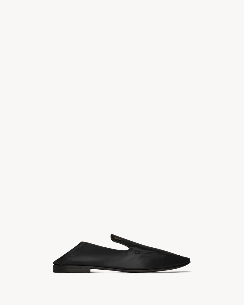 Slippers-mocasines Alain de piel lisa