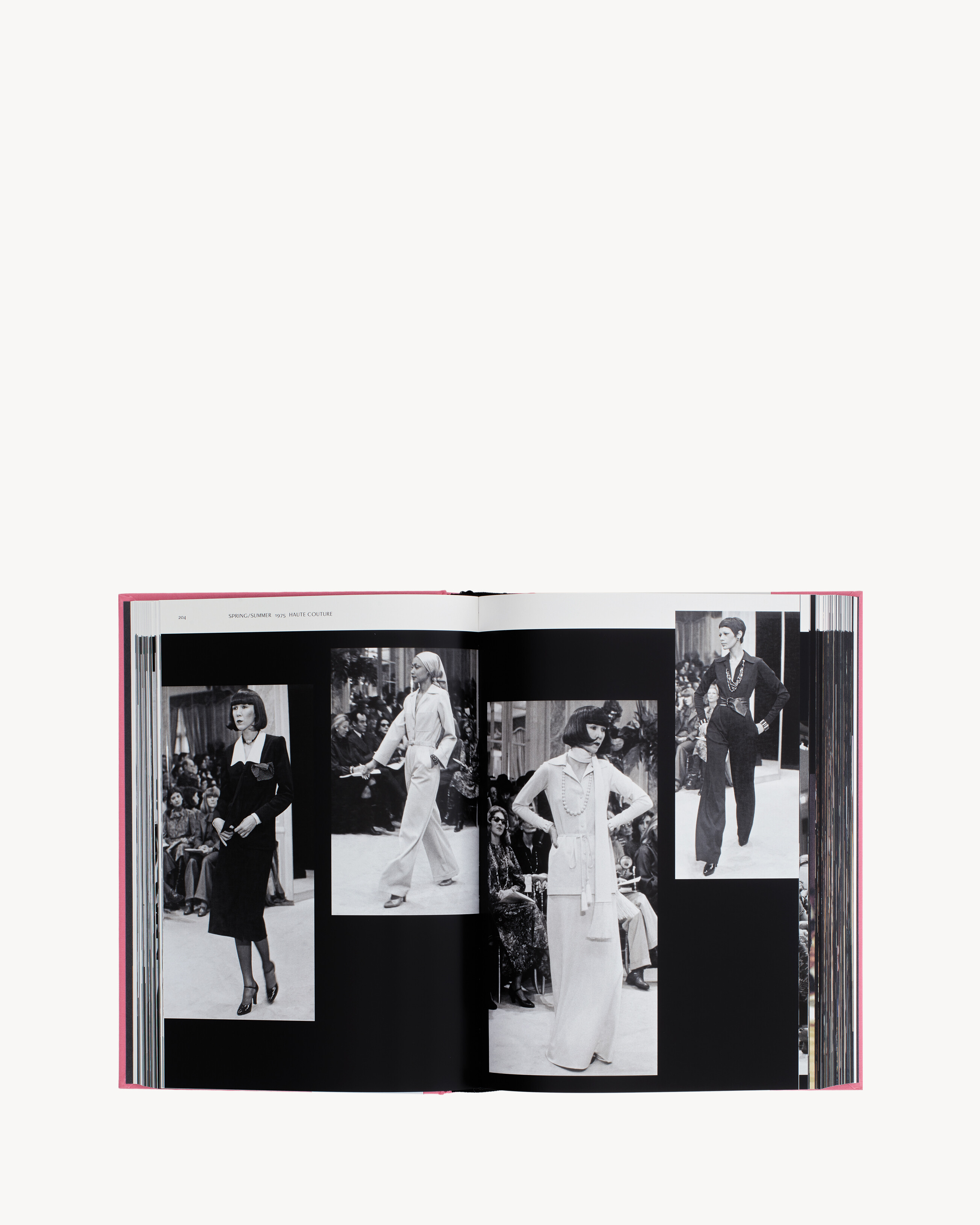 YVES SAINT LAURENT haute couture catwalk