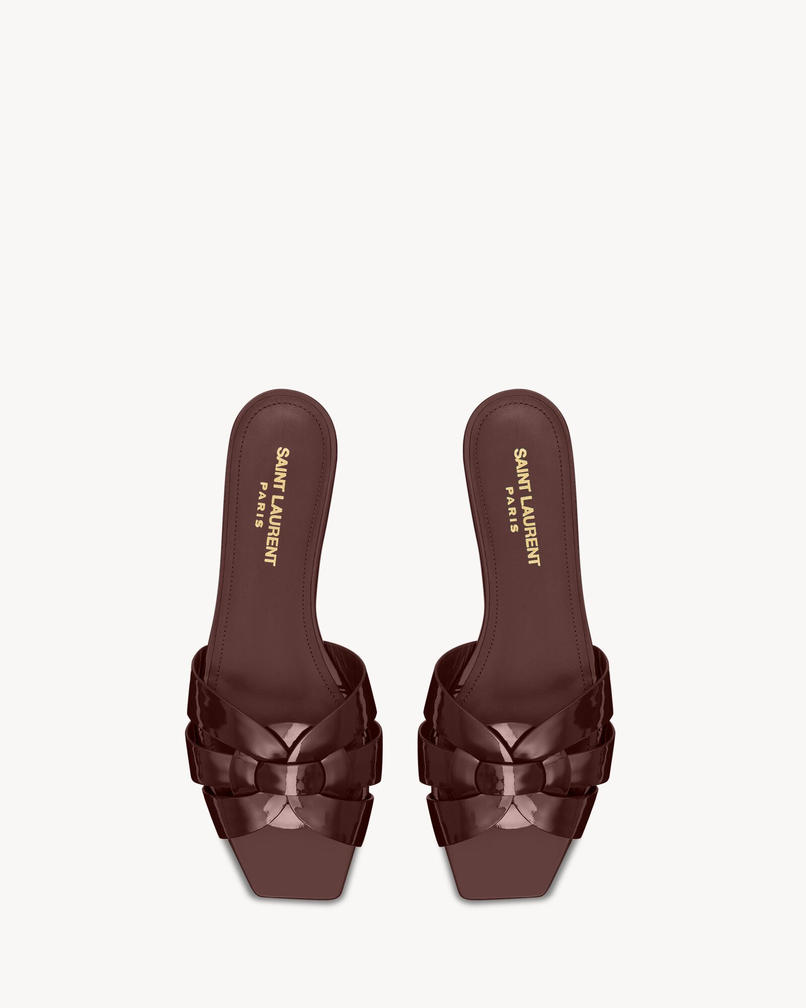 TRIBUTE MULES in patent leather — 572737AAAOW6031