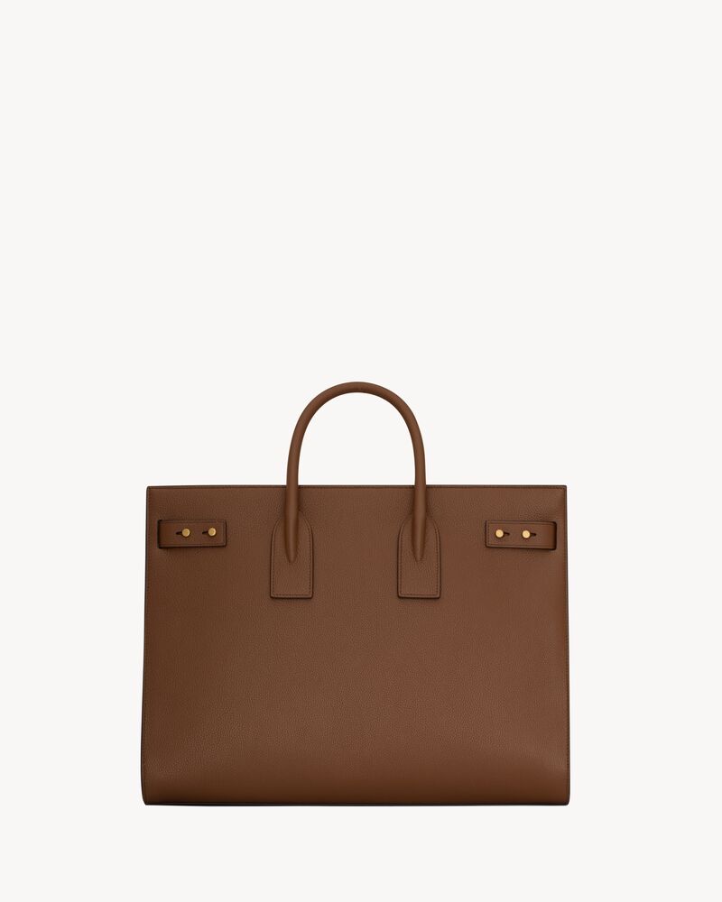 Sac De Jour粒面皮革薄身大型手袋