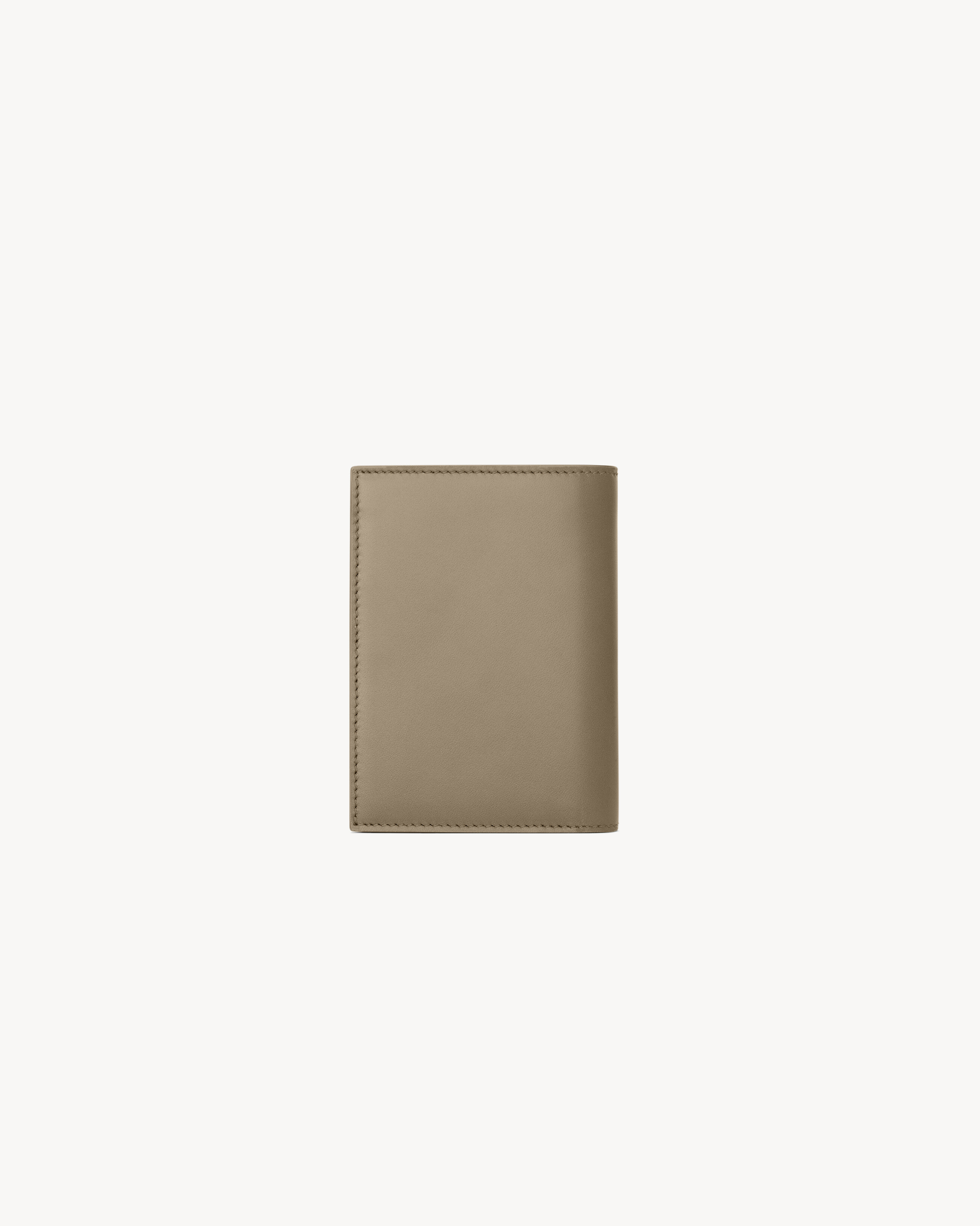 SAINT LAURENT PARIS credit card wallet in smooth leather