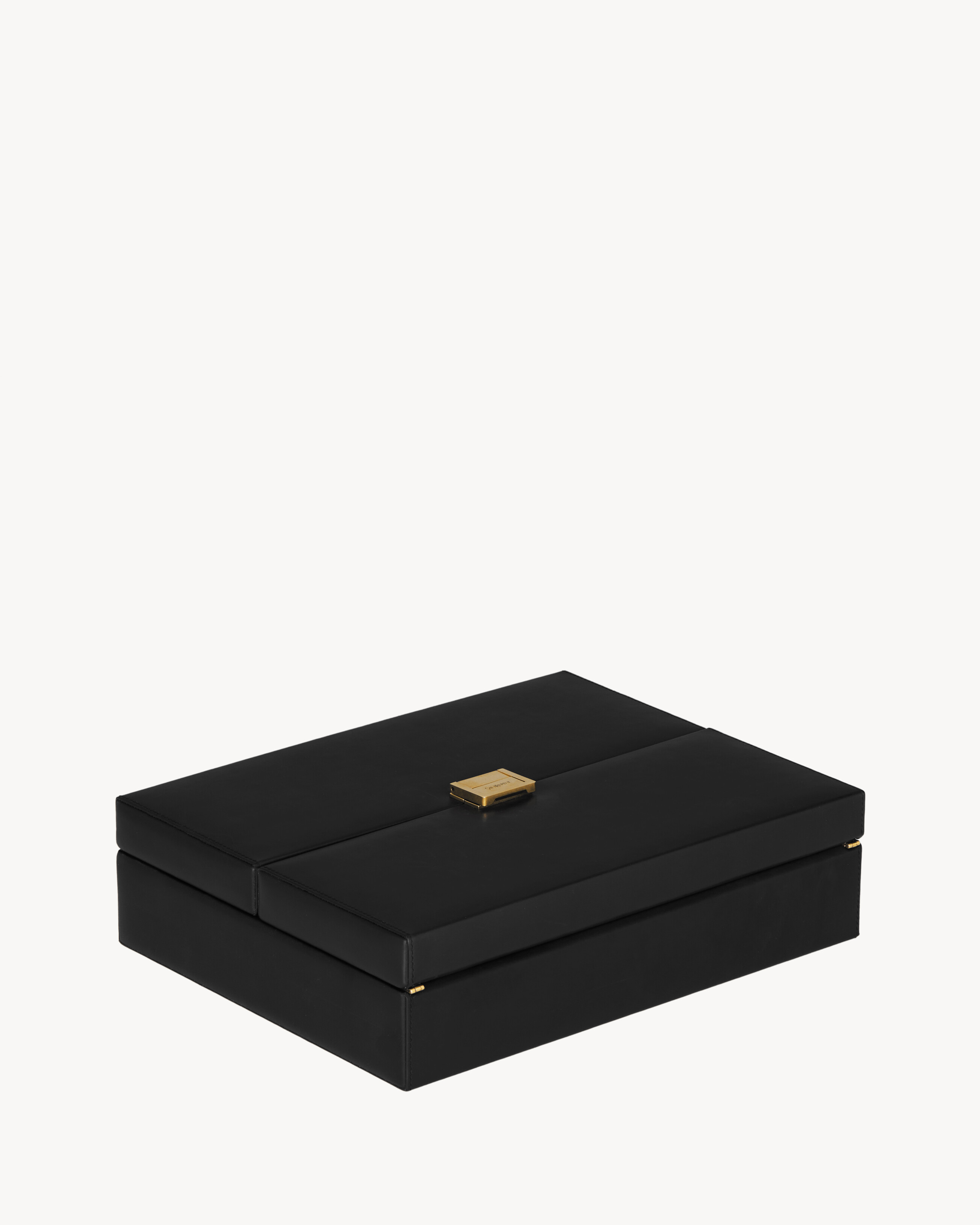 WATCHES BOX IN LEATHER in Black | Saint Laurent | YSL EN-US