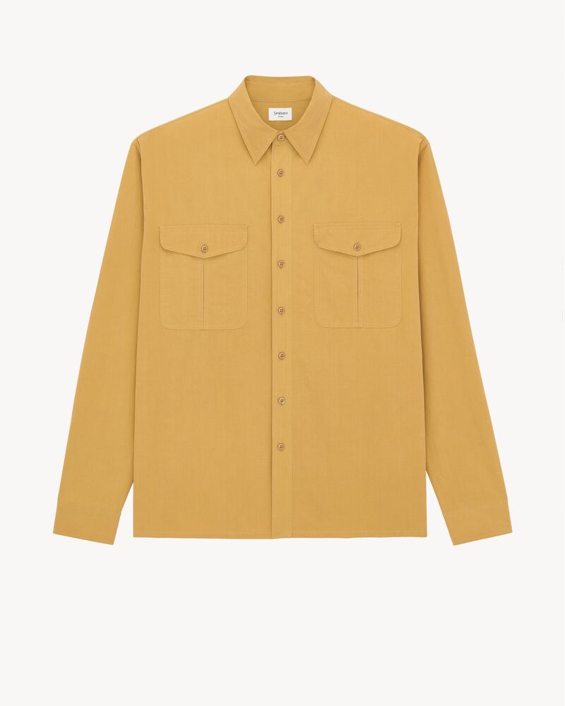 shirt in cotton poplin