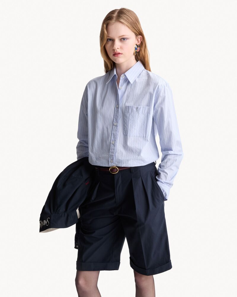 bermuda shorts in cotton