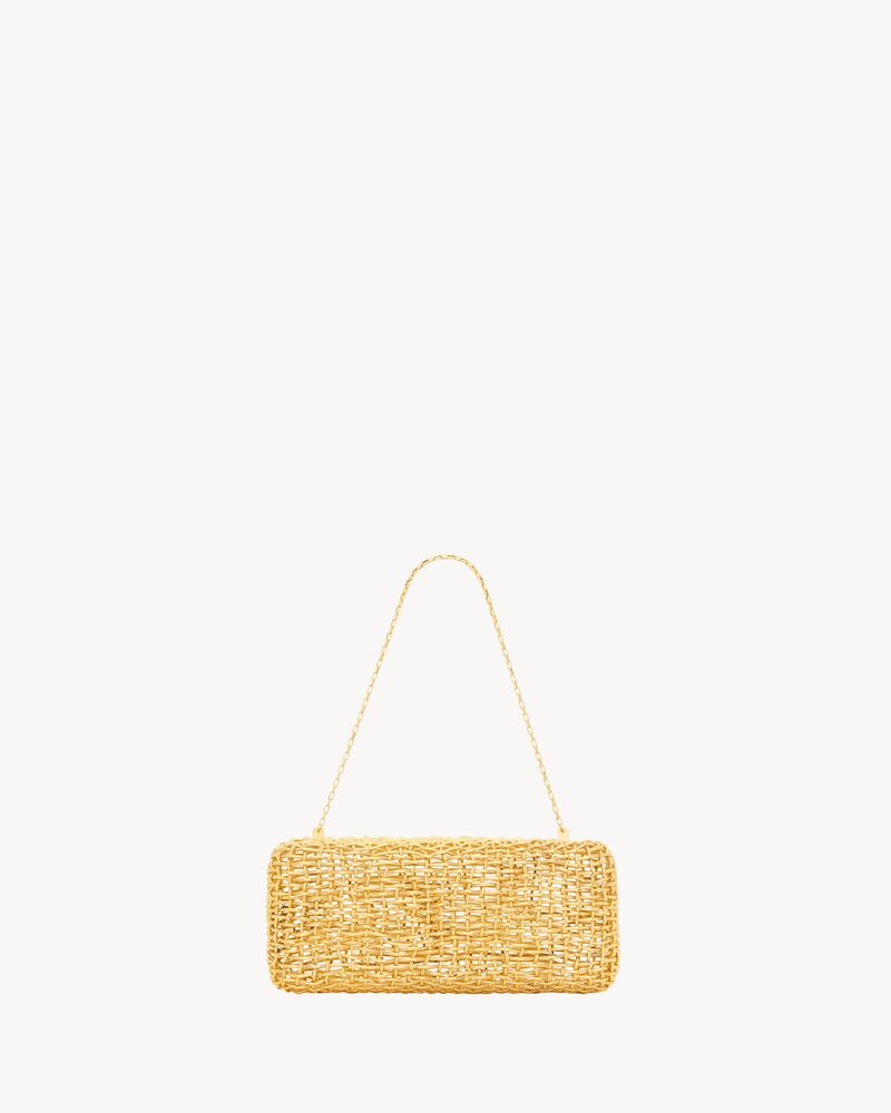 EVENING clutch in woven metal