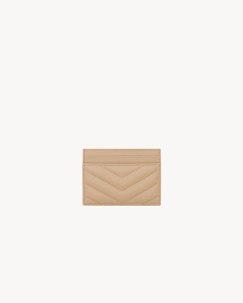 CASSANDRE MATELASSÉ card case in grain de poudre leather