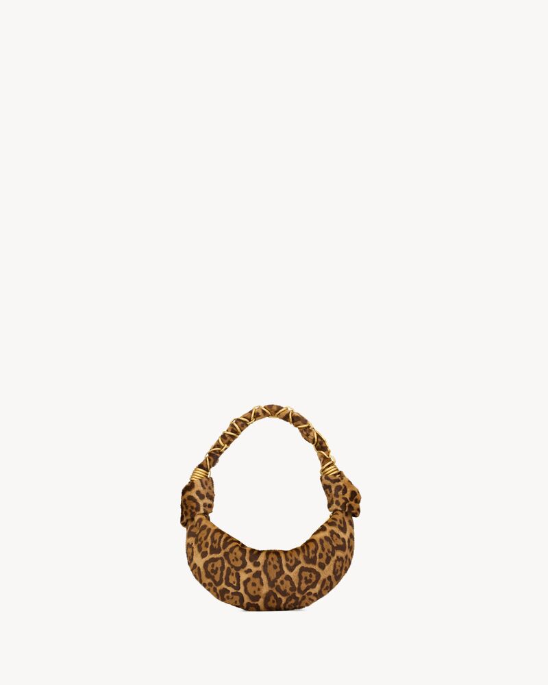 AMALIA mini hobo in pony hair leather