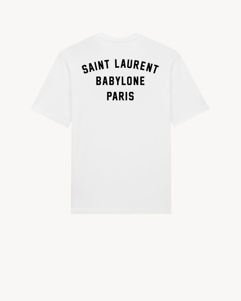 SAINT LAURENT BABYLONE T-SHIRT