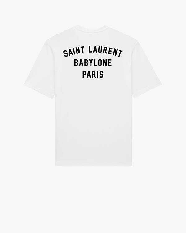saint laurent paris address t-shirt