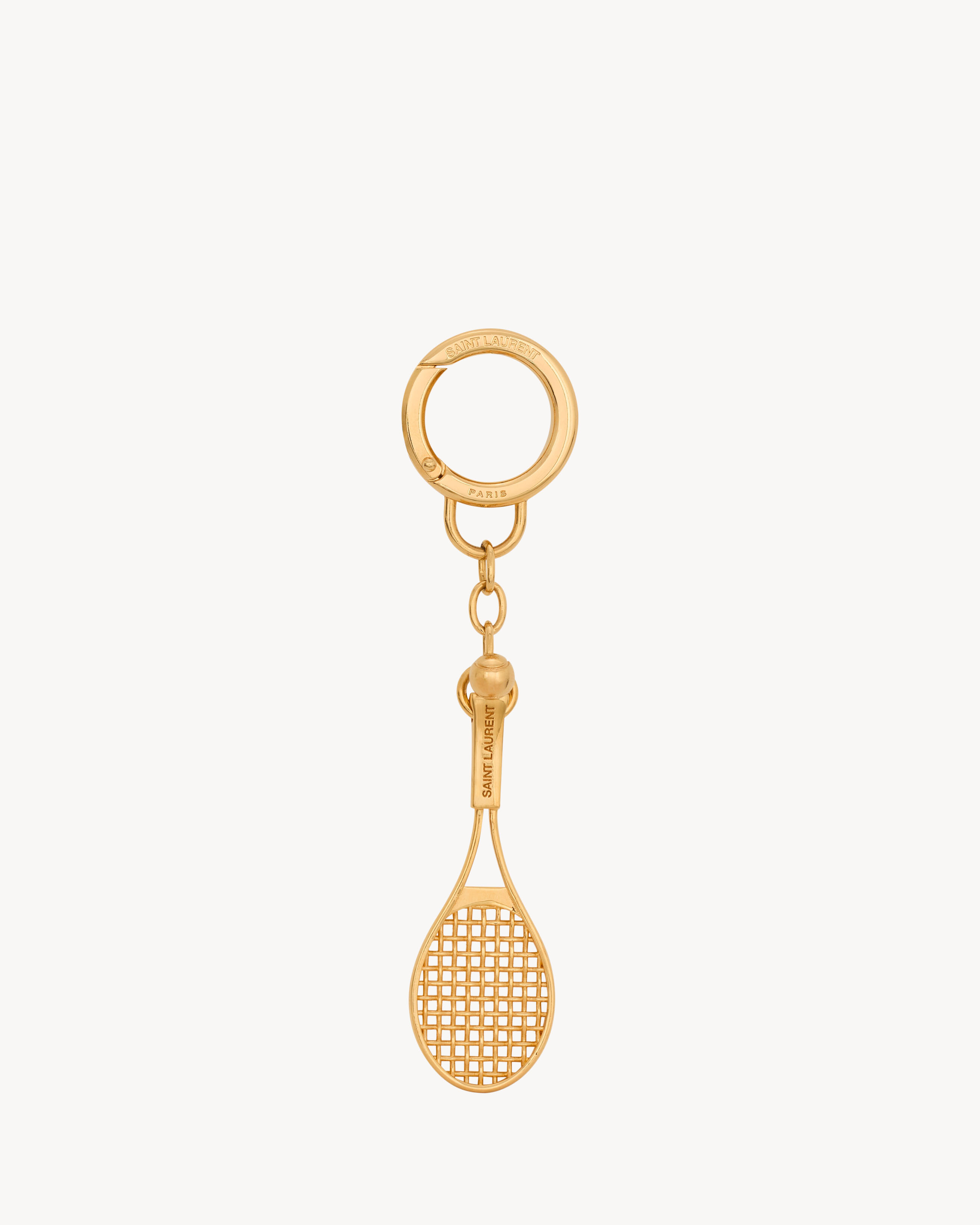 SAINT LAURENT TENNIS RACKET KEYRING