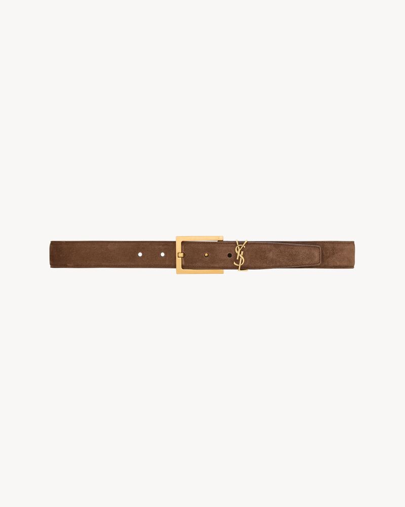 CASSANDRE belt in suede