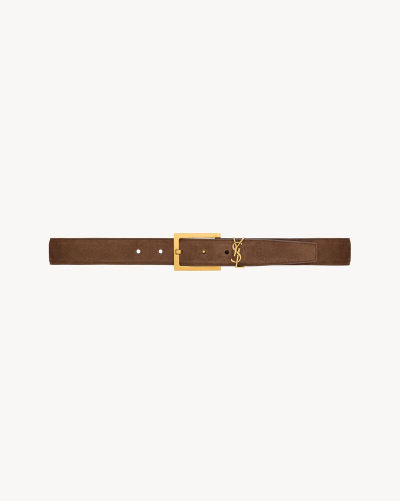 CASSANDRE belt in suede