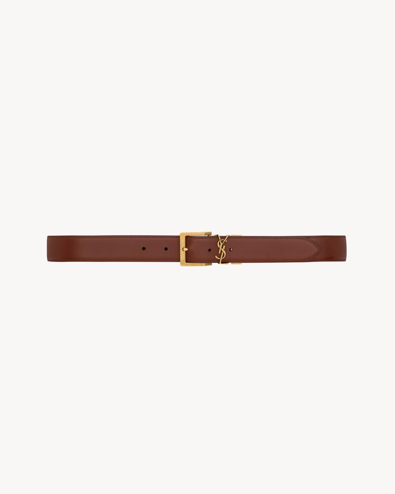 CASSANDRE VADIM reversible belt in smooth leather