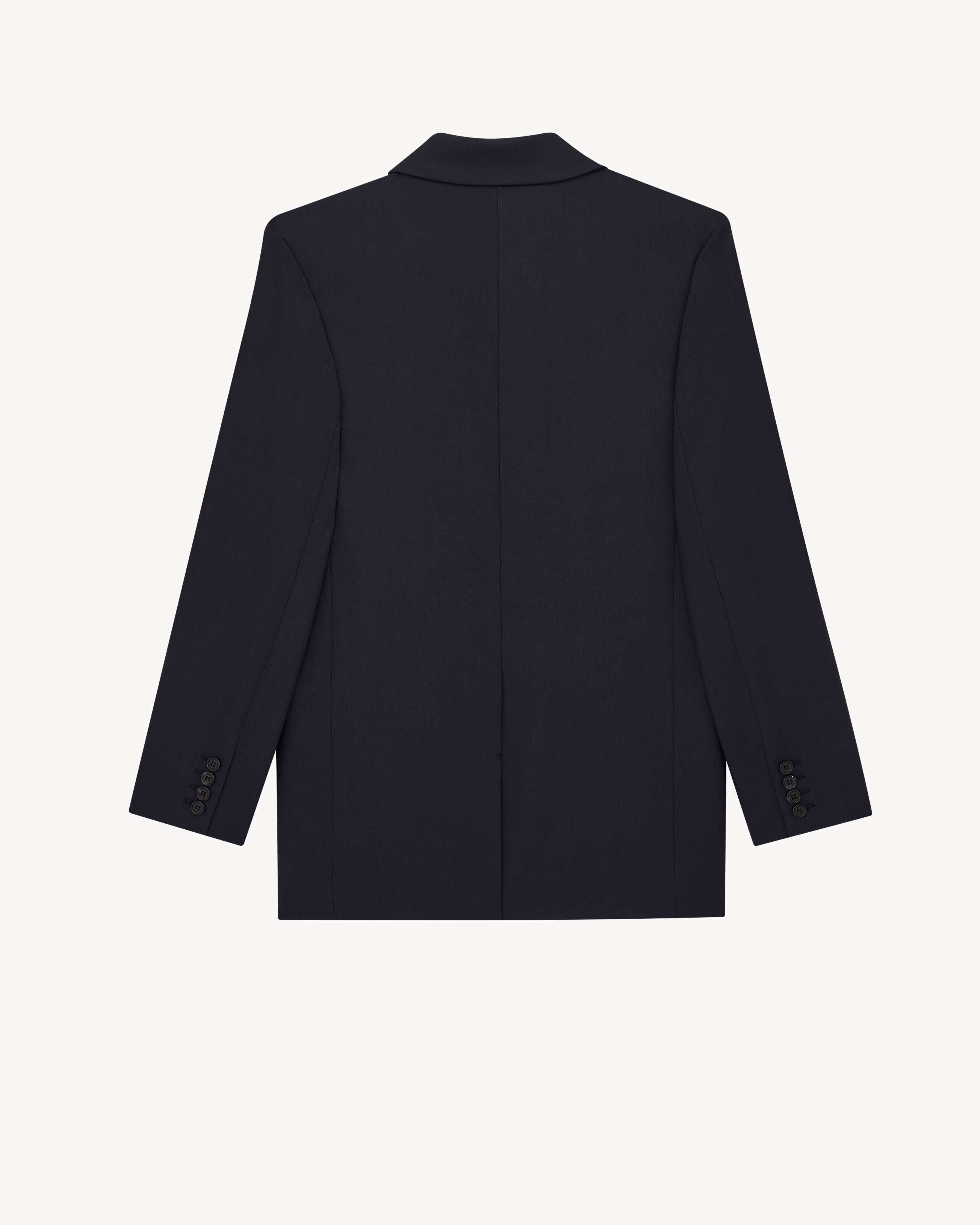 jacket in wool gabardine