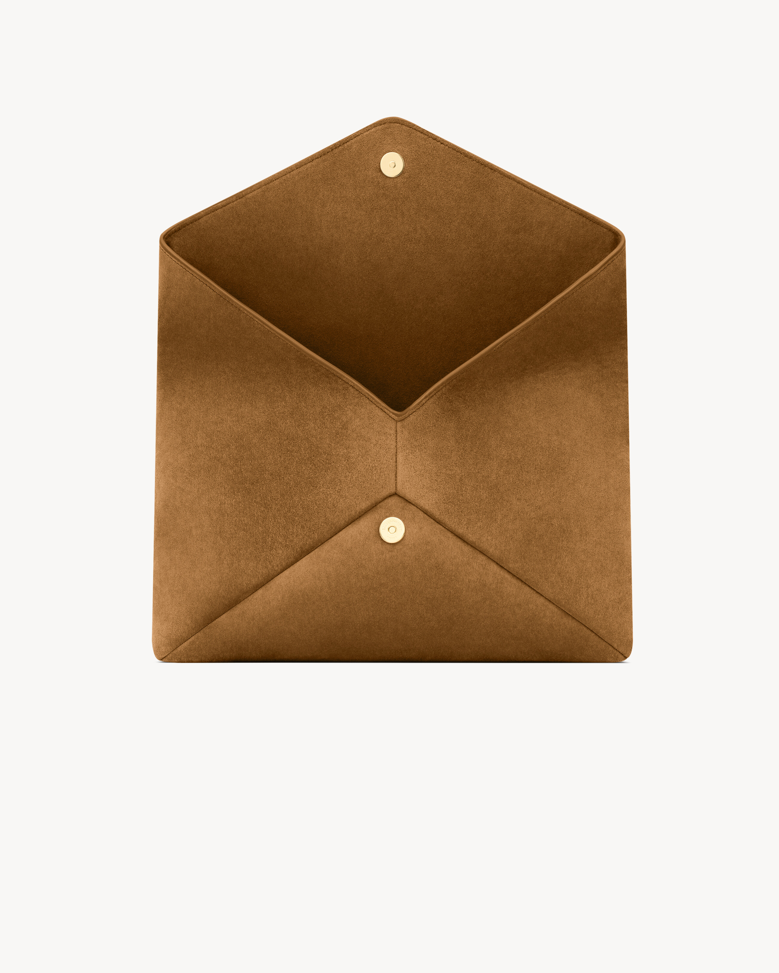 CASSANDRE large envelope pouch in suede