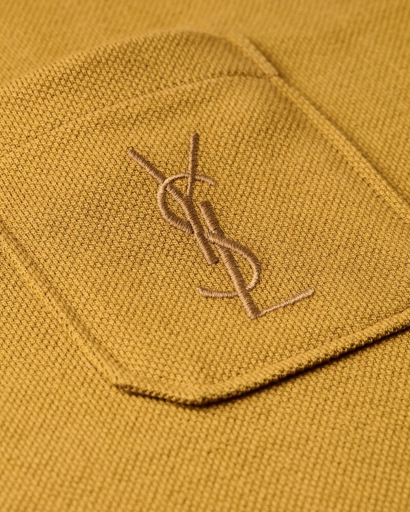 CASSANDRE oversized polo in cotton piqué