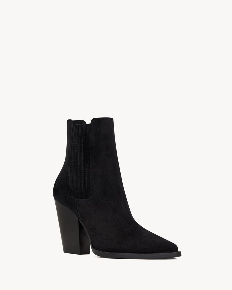 THEO chelsea booties in suede