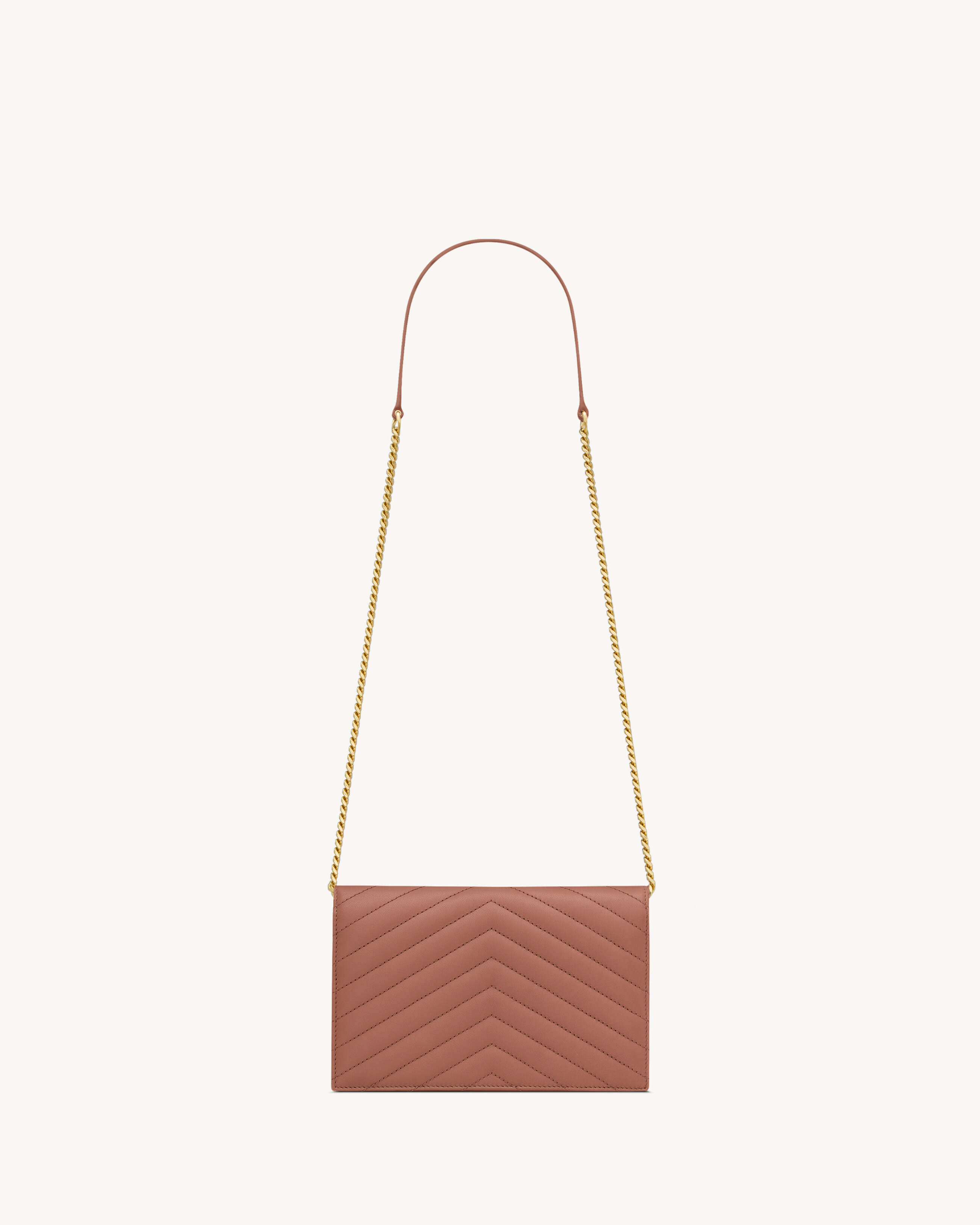 CASSANDRE envelope chain wallet in lambskin