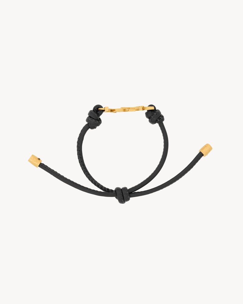 CASSANDRE cord bracelet in leather
