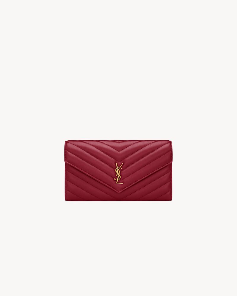 CASSANDRE large flap wallet in lambskin