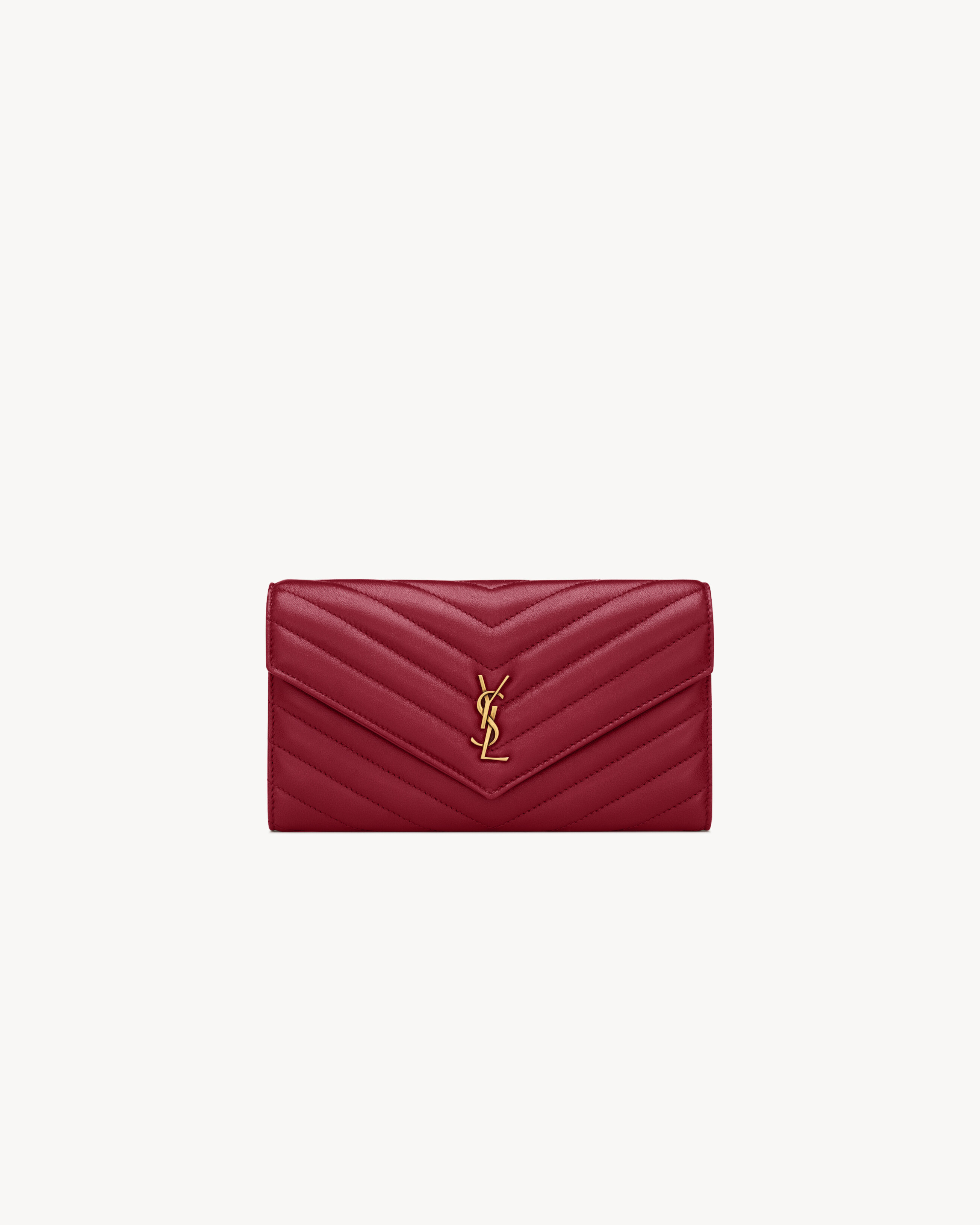 CASSANDRE large flap wallet in lambskin