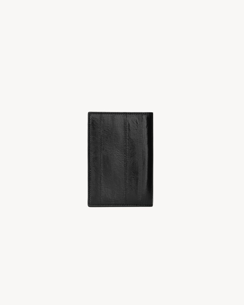 TINY CASSANDRE credit card wallet in hagfish