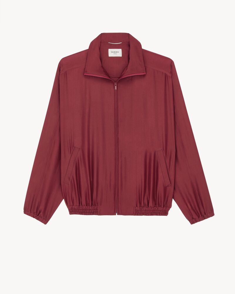 jacket in silk habotai