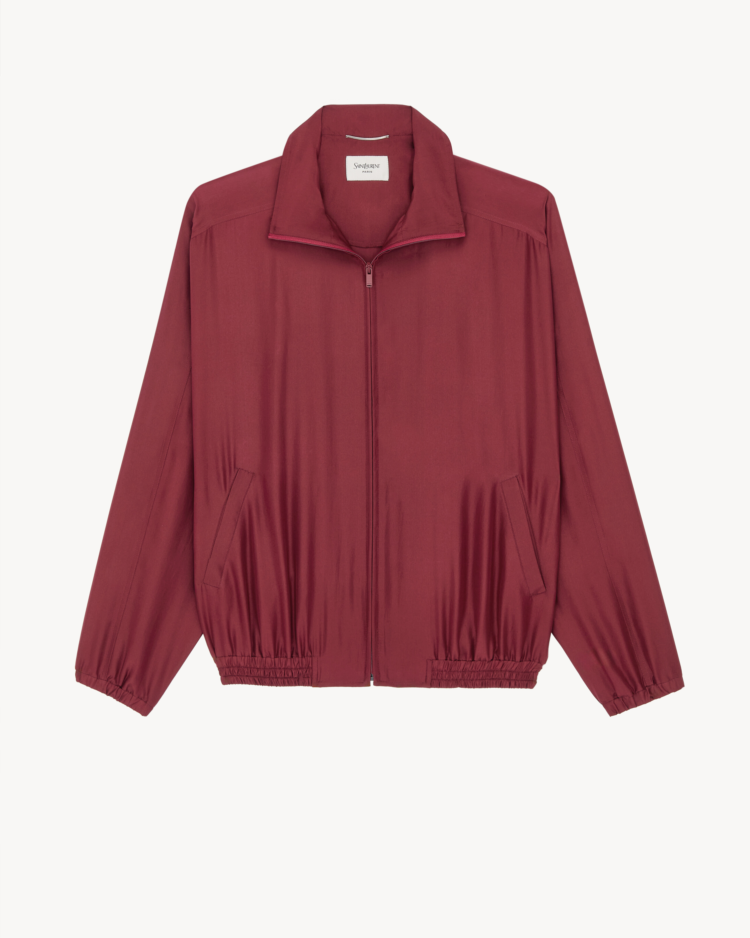 jacket in silk habotai