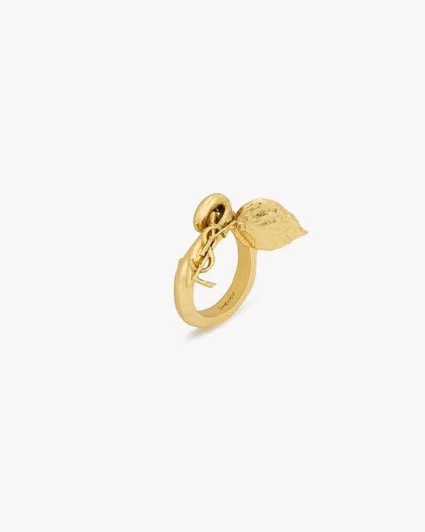 イヴ・サンローラン ブローチとイヤリング レディース リング＆ブローチ | サンローラン | YSL