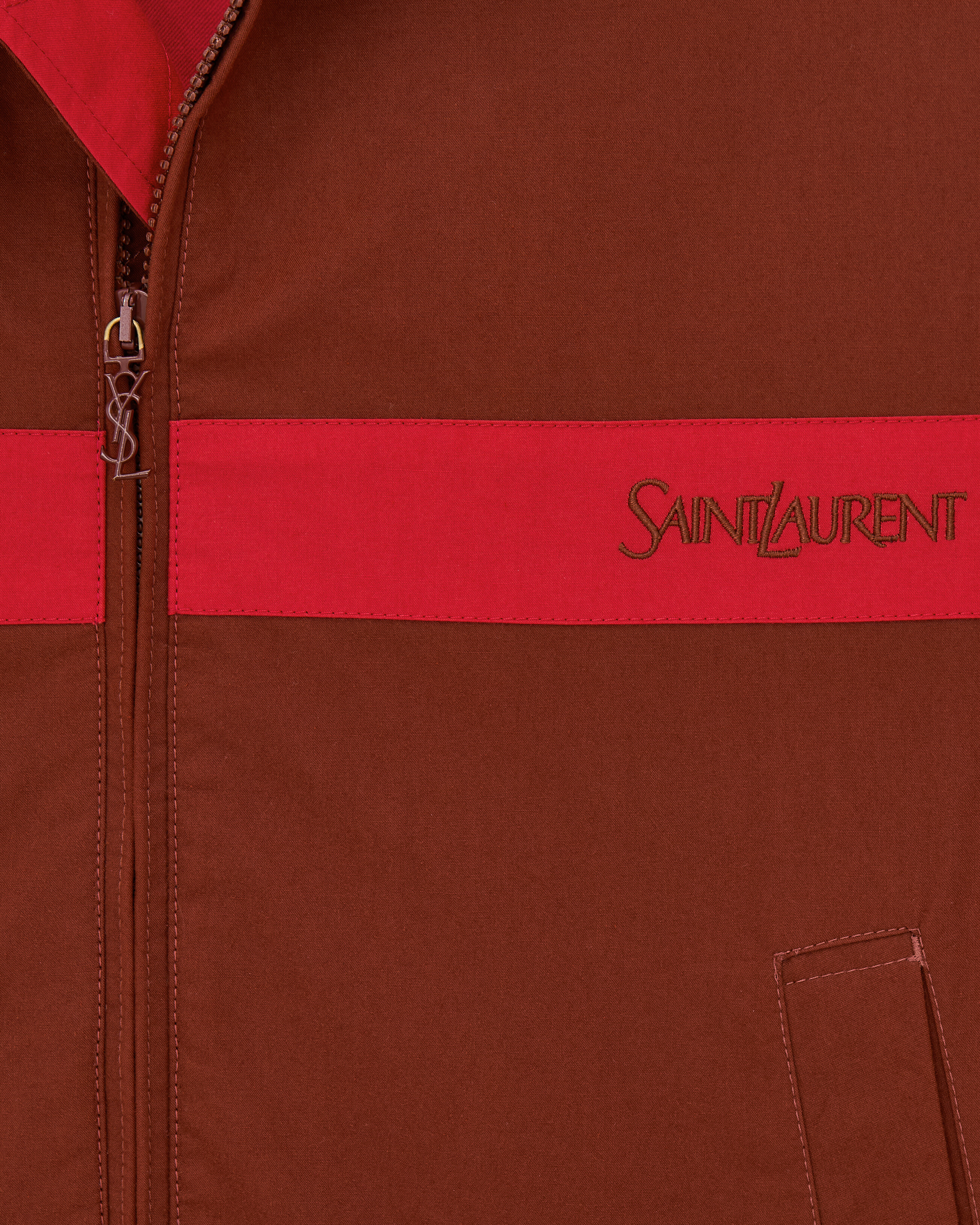 SAINT LAURENT jacket in cotton canvas