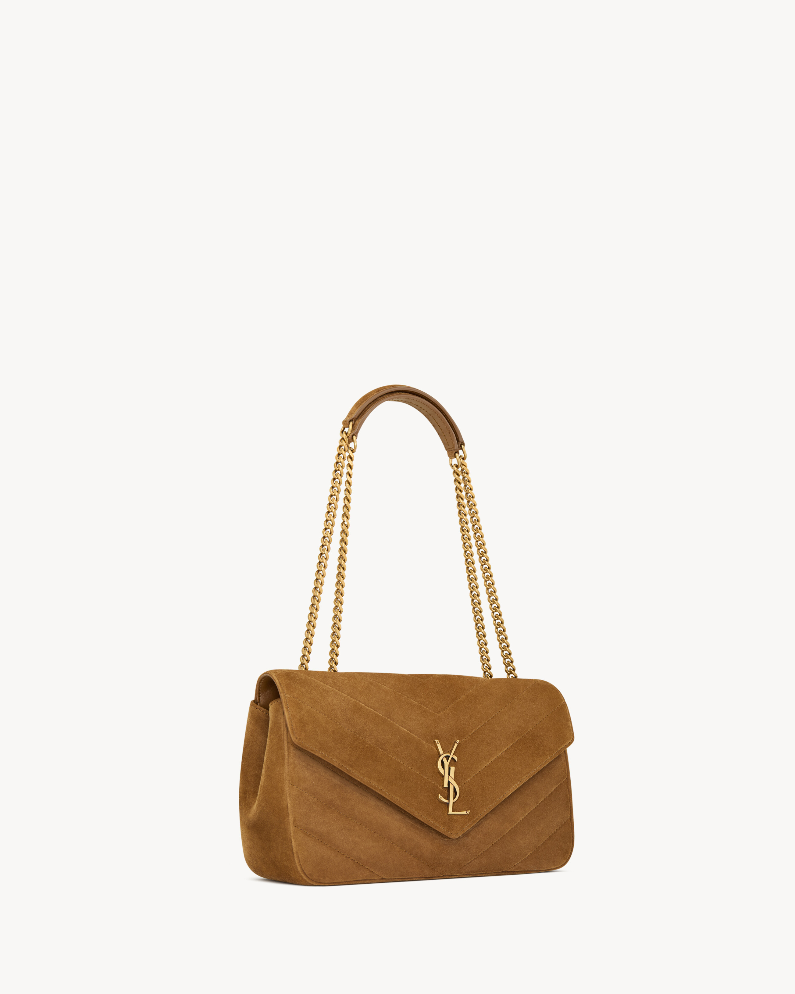 LOULOU medium in MATELASSÉ suede