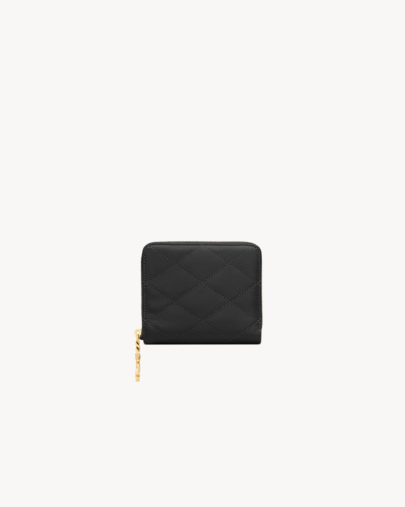 CASSANDRE BIJOU compact wallet in GRAIN DE POUDRE leather — 862522AAGA81000