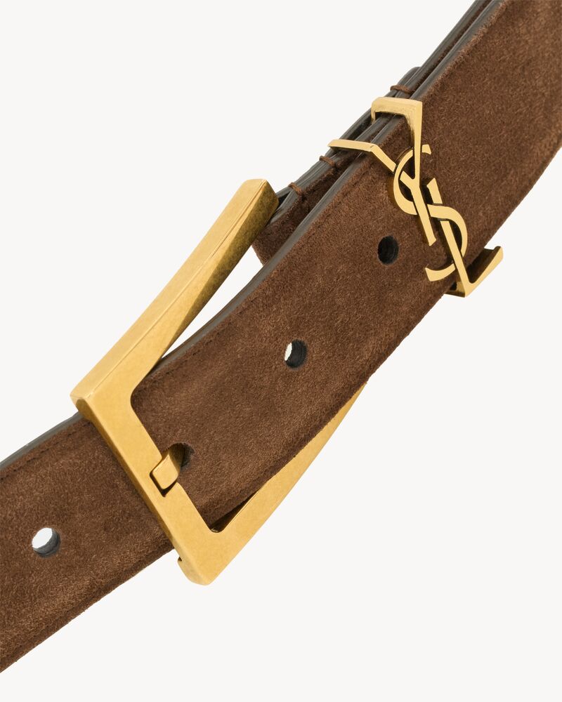 CASSANDRE belt in suede