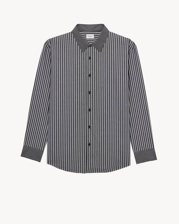 【イヴ・サンローラン】長袖シャツ(着脱自在フード付き) Men's Shirts Collection | Saint Laurent | YSL