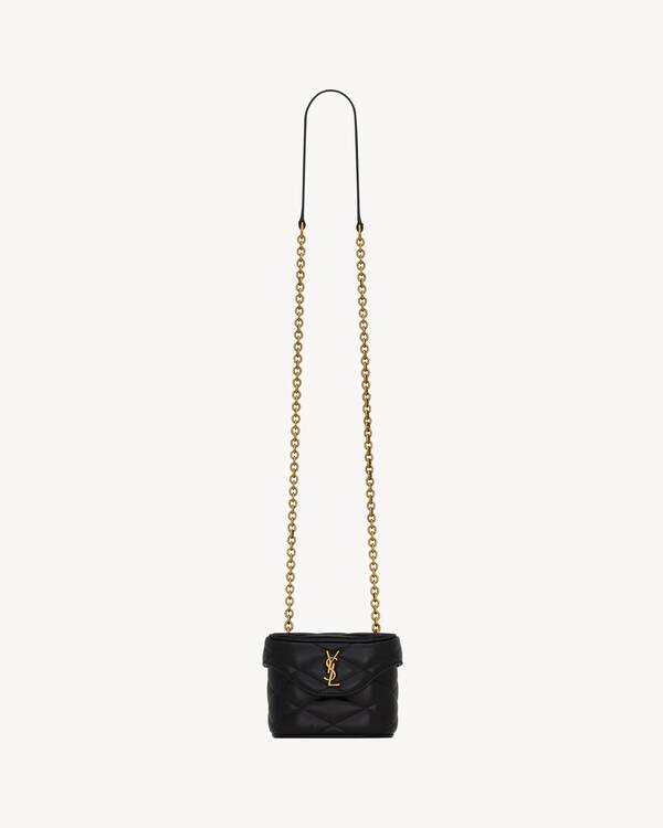 JUNE micro box in lambskin in Black | Saint Laurent | YSL US | ID
