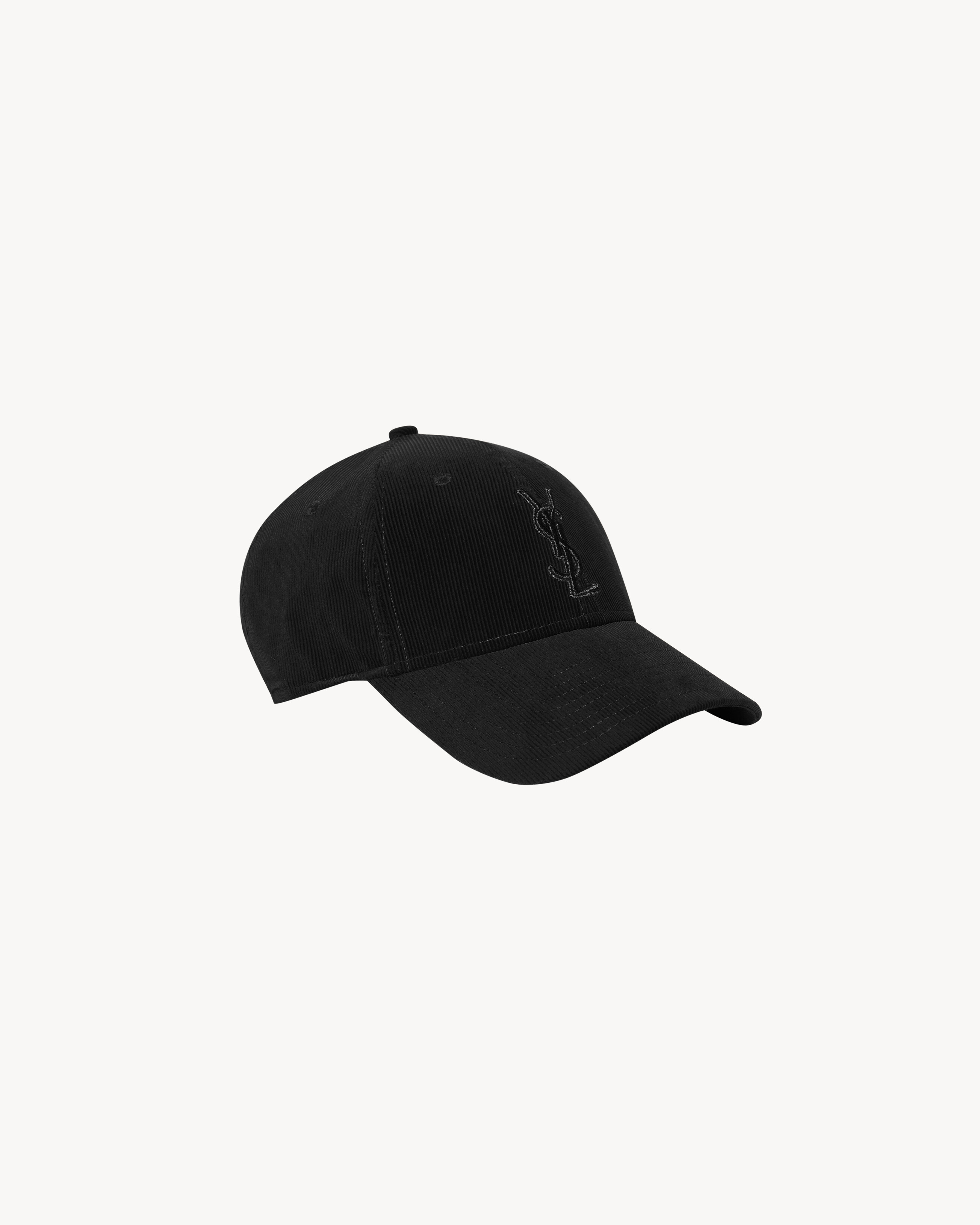 NEW ERA YSL MONOGRAM CAP IN CORDUROY