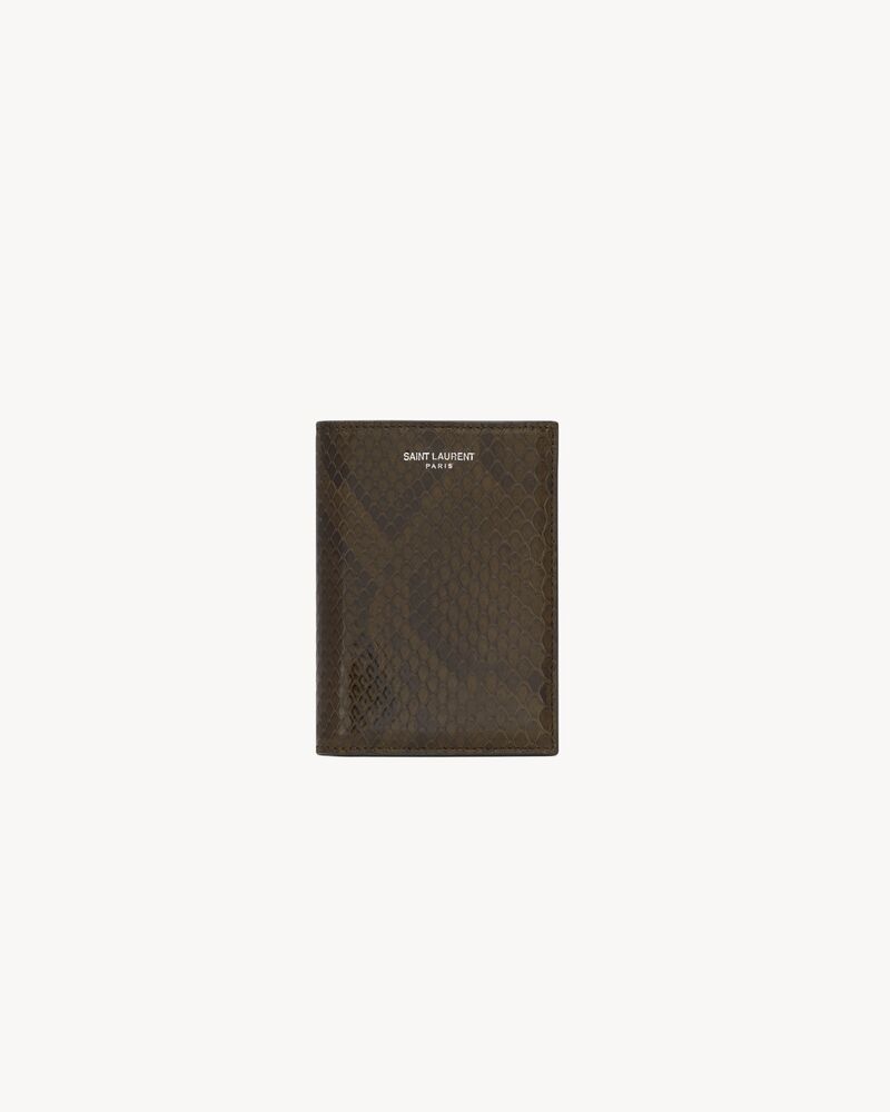 SAINT LAURENT PARIS credit card wallet in python