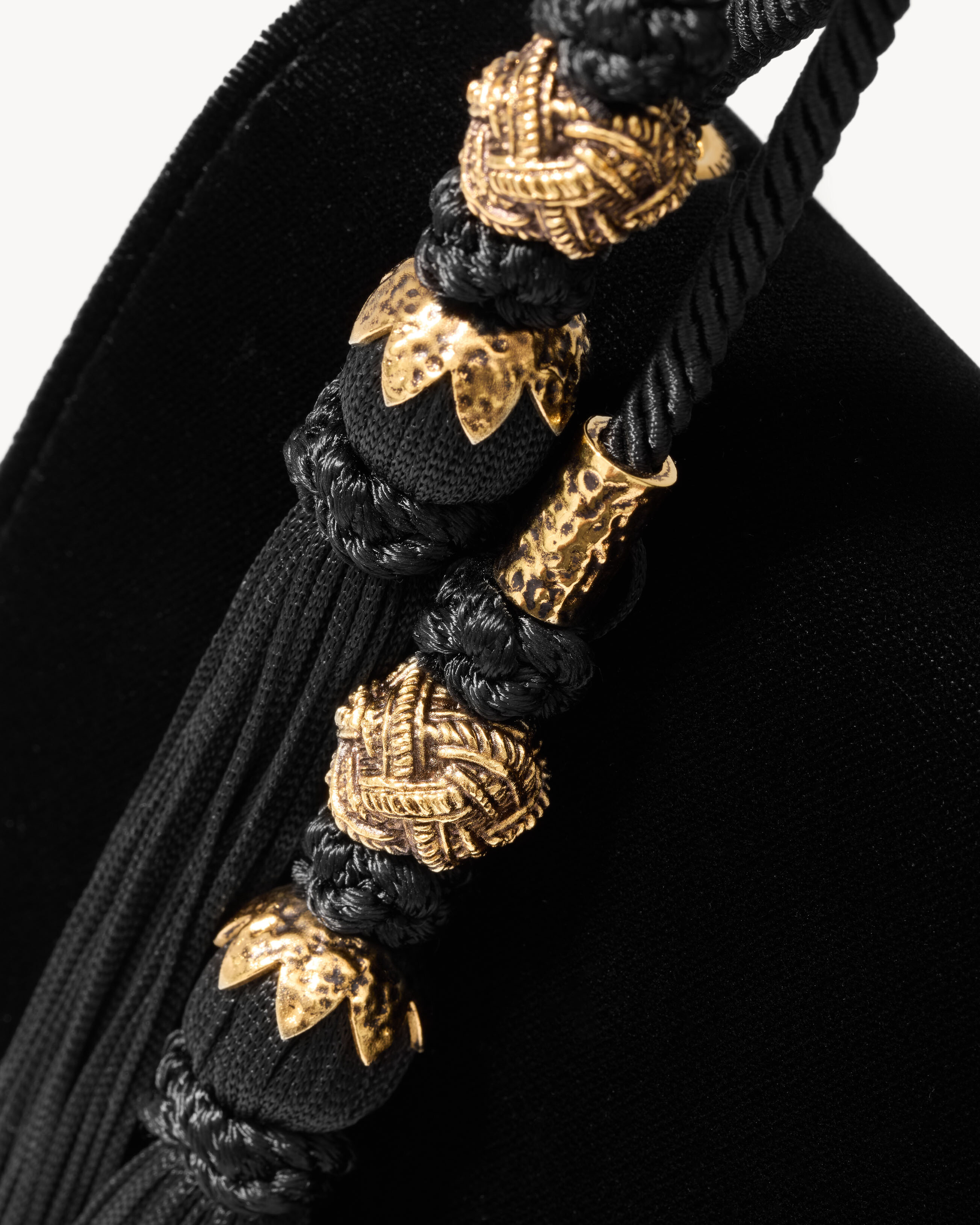 KATE CLUTCH ON CHAIN IN SUEDE