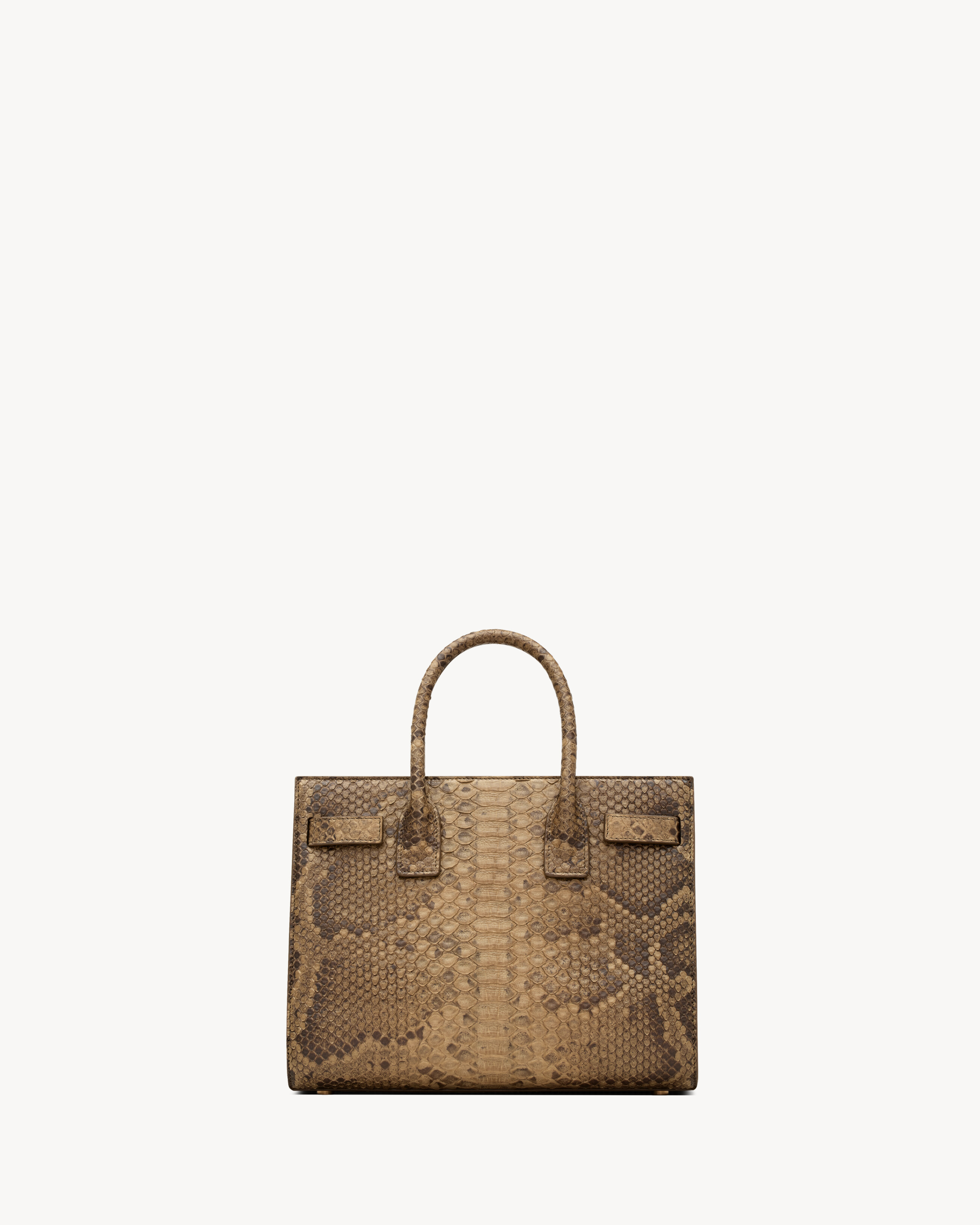 SAC DE JOUR in python – BABY in Brown | Saint Laurent | YSL CZ