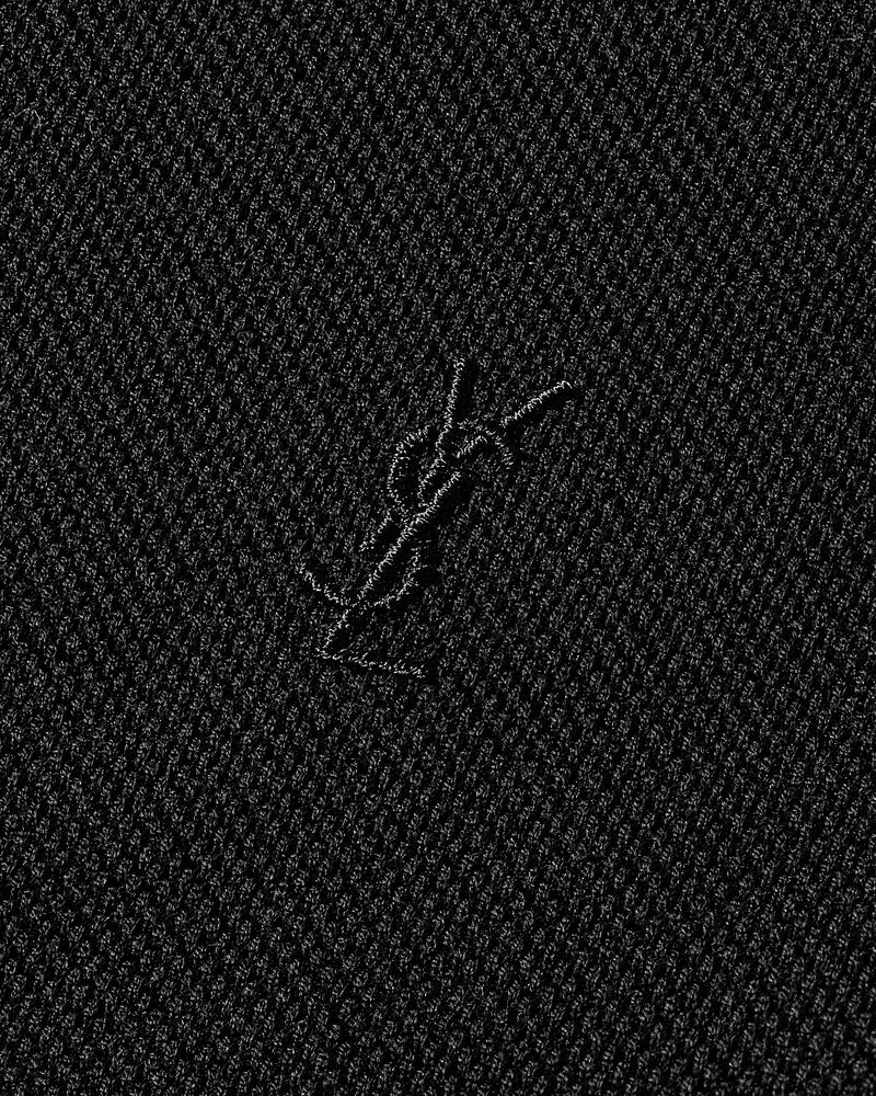 CASSANDRE oversize polo dress in cotton piqué