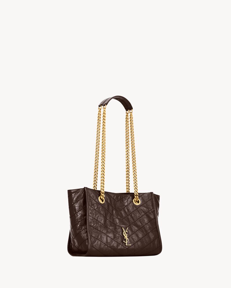 NIKI small shopping in vintage leather