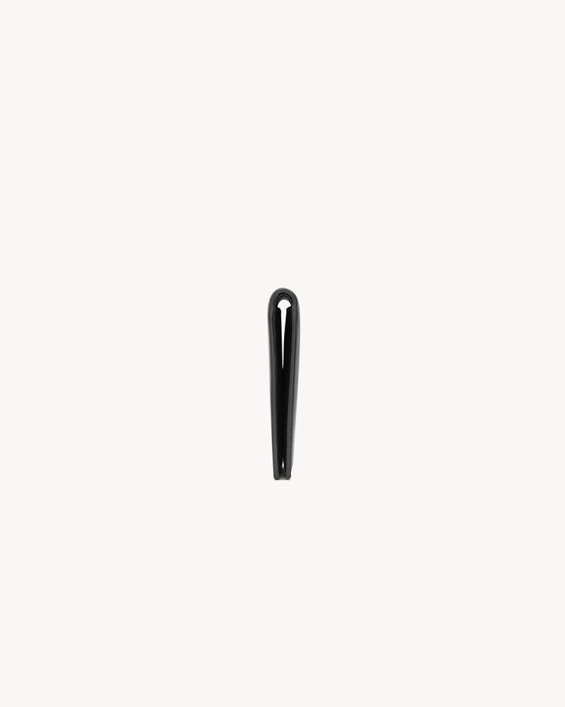 CASSANDRE SHADOW SAINT LAURENT EAST/WEST WALLET IN patent LEATHER