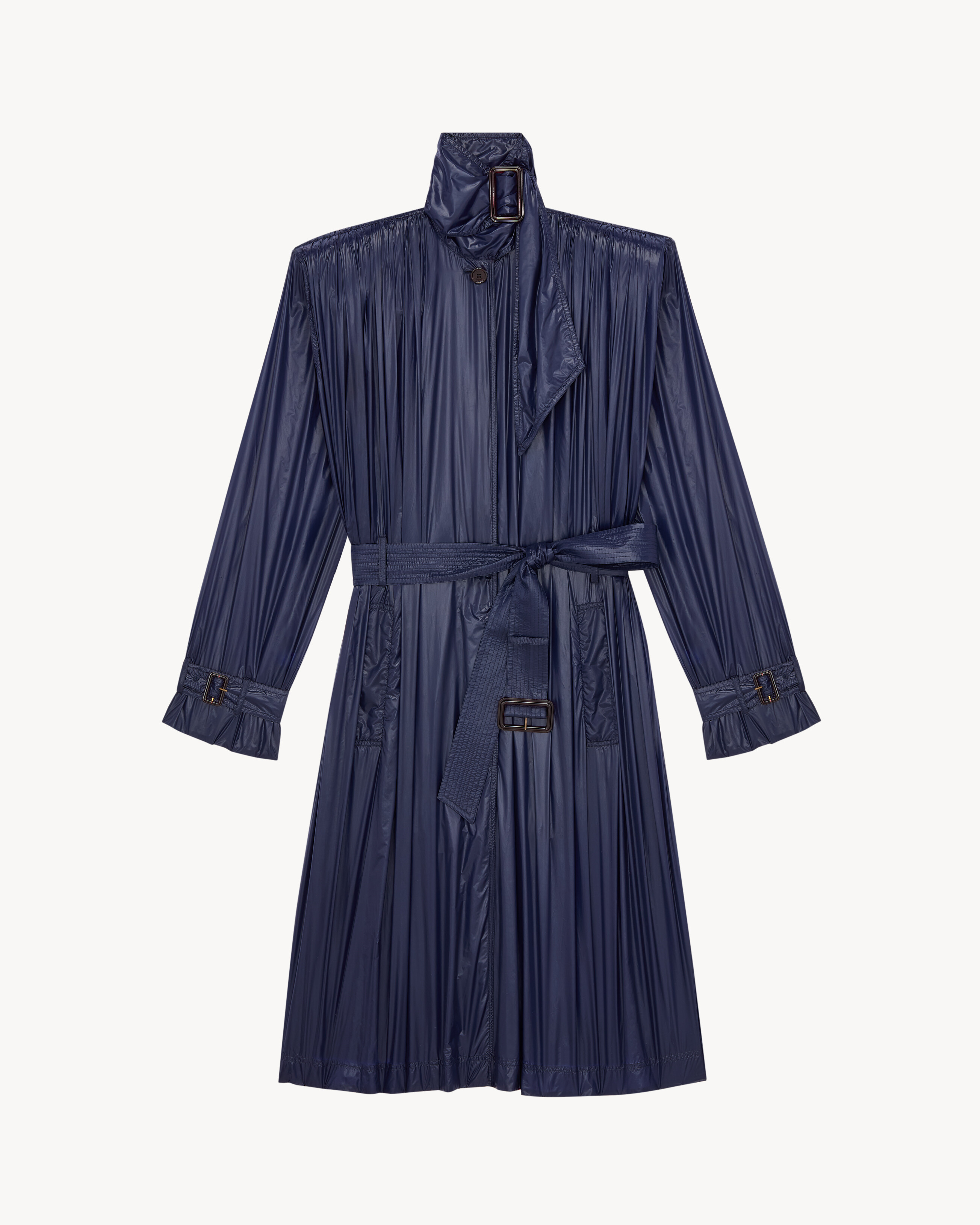 lavallière trench coat in nylon